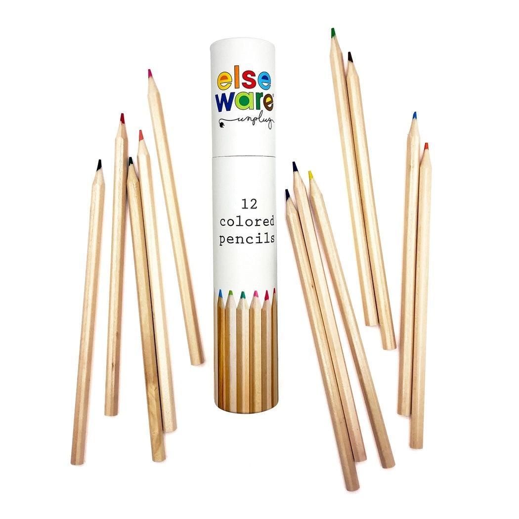 Elsewhere Unplugged Colored Pencils by Eco-Kids - Box of 12